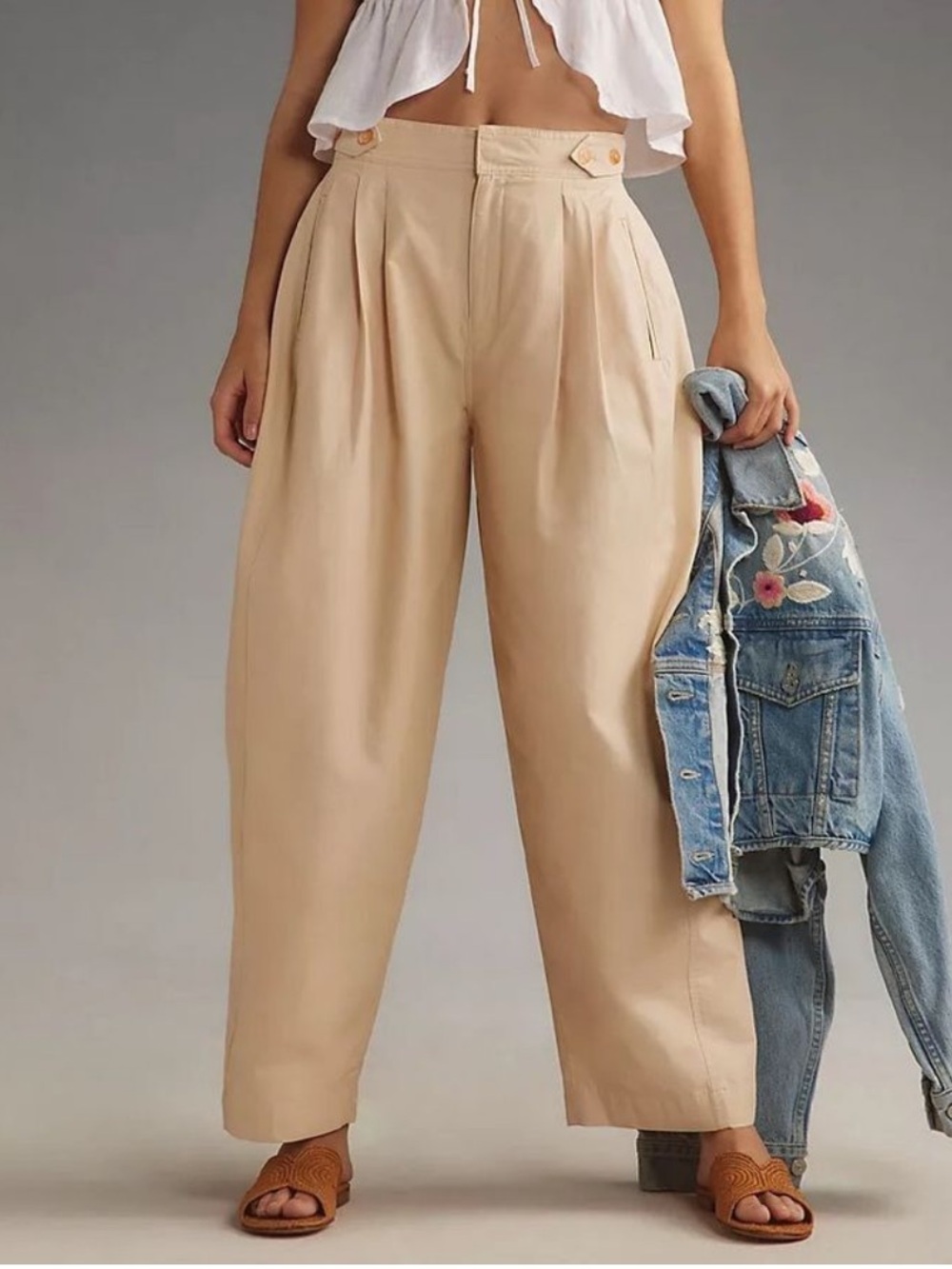 Anthropologie Maeve Barrel Utility Pants